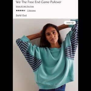 Free People Pullover sweatshirt